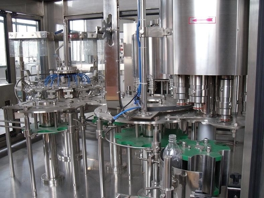 Máquina de embotellado automática del agua para el agua pura, botella 12 4000B/h principal del ANIMAL DOMÉSTICO 500ml