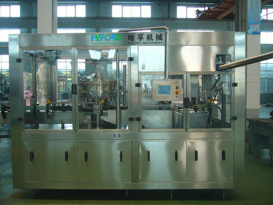 La máquina de rellenar de la poder de aluminio y puede cosiendo la máquina 2 en 1 unidad para la bebida carbónica